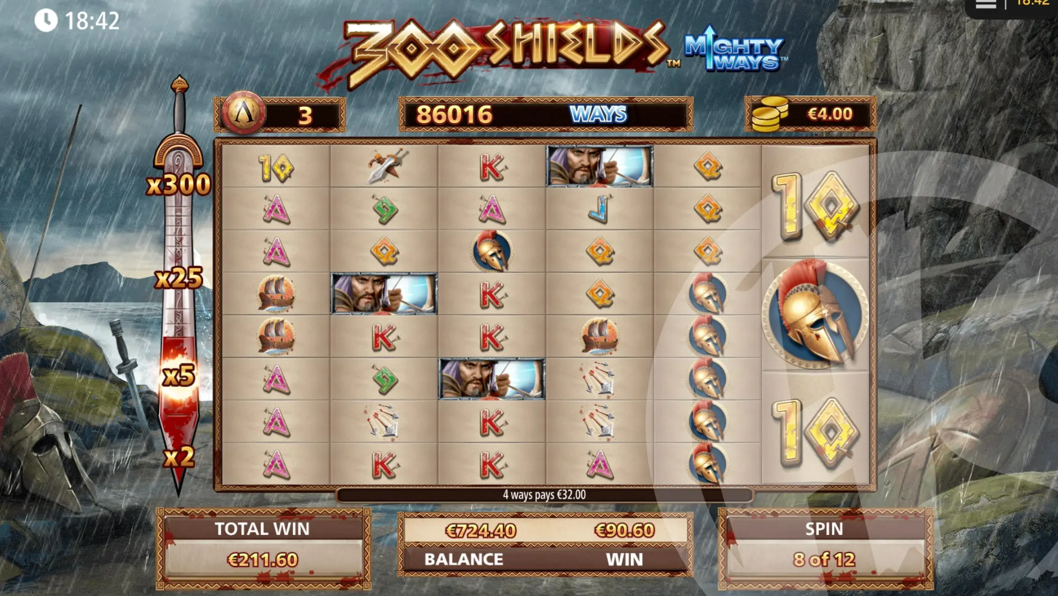 300 Shields Mighty Ways Slot Review pic 3